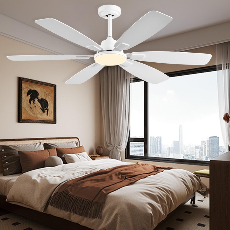 Ayaoty Ceiling Fans with Lights, 52 Inch Ceiling Fan with