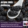 Dried Black Mulberries 8.8oz(250g),245-250 Per Jar,Natural Wild Black Mulberry,Top Grade