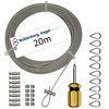 Stainless Steel Rope Set 20 m 7 x 7 -