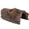 Reptile Simulation Tree Bark Hide Cave, Cool Reptile Resin Cave,Simulation