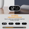 OCUBE LED Digital Alarm Clock with 5 Optional Alarm Sounds,