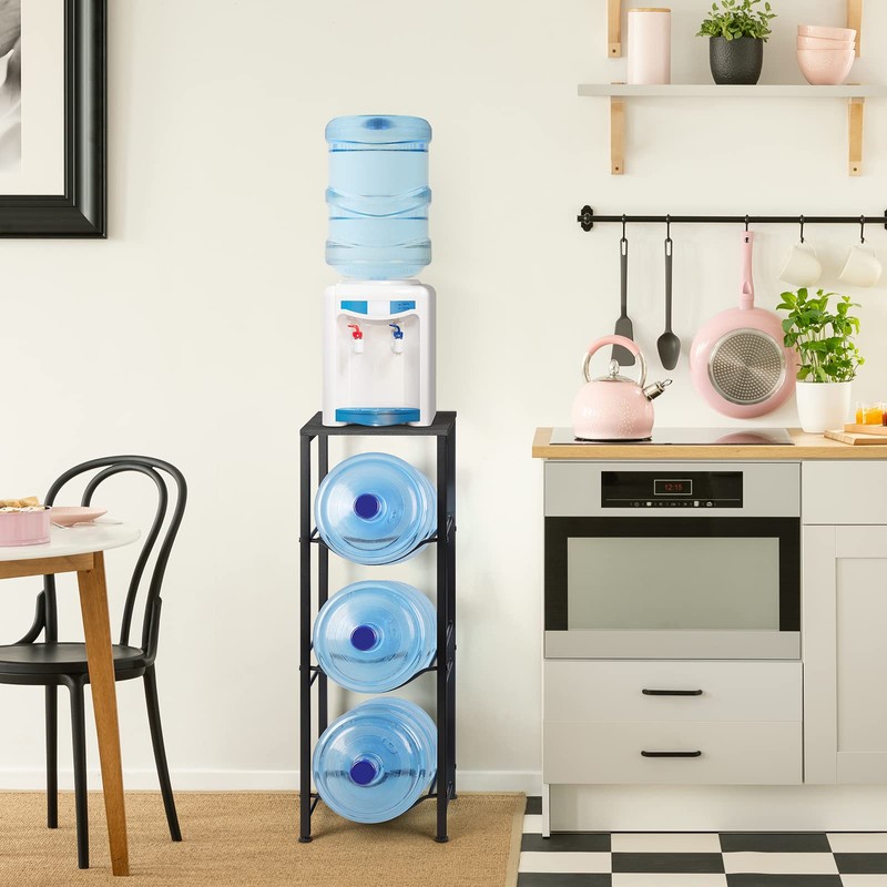 Water Bottle Holder Organizer 5 Gallon Water Jug Stand with