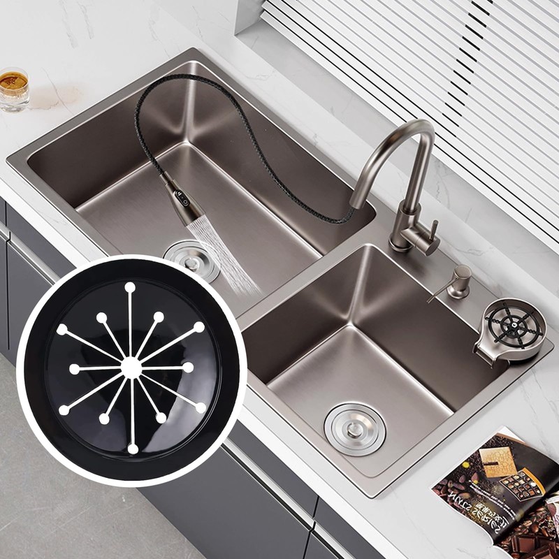 Garbage Disposal Splash Guard Collar Sink Baffle, 3-1/8 Inch Food