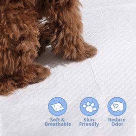 Puppy Pads Disposable Puppy Training Pads 13" x 18" -100 Count Puppy Pads | Premium Puppy Potty Training Pads，Underpads Ultra Absorbent Incontinence Pet Training Pads (S (13" X 18" - 100 Pcs ))