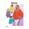 Butterick Patterns 6456 A5,Misses Top,Sizes 6-14, Tissue, Multicoloured, 17 x