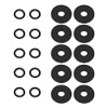 Solimeta 10Pcs Propane Tank Gasket and 10Pcs O-Ring