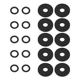 Solimeta 10Pcs Propane Tank Gasket and 10Pcs O-Ring