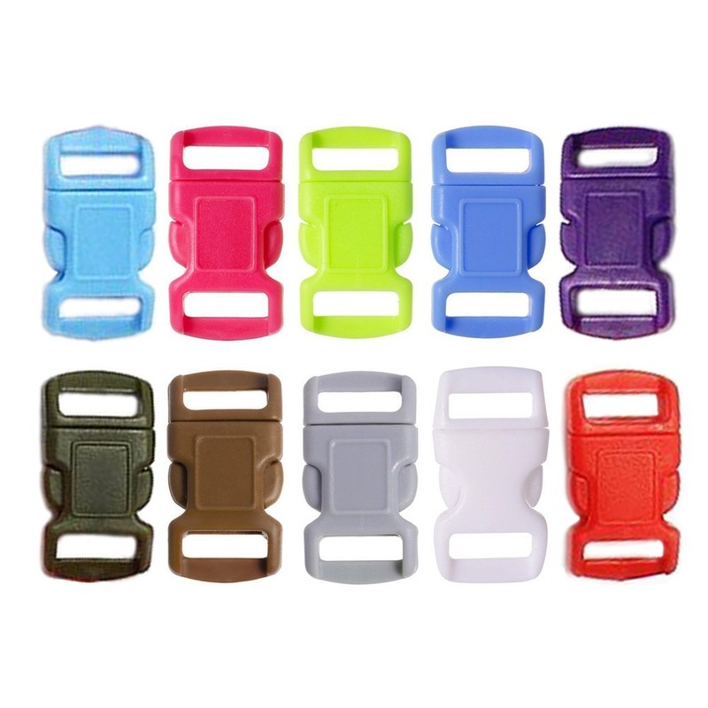 Jig Bracelet Maker Set-10 Side Release Plastic Buckles And 10