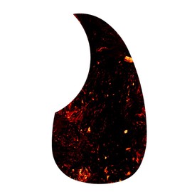RuiJOTWAT Guitar Pickguard Self Adhesive Guitar Pick Guard Scratch Plate For Acoustic Guitar Teardrop Shape