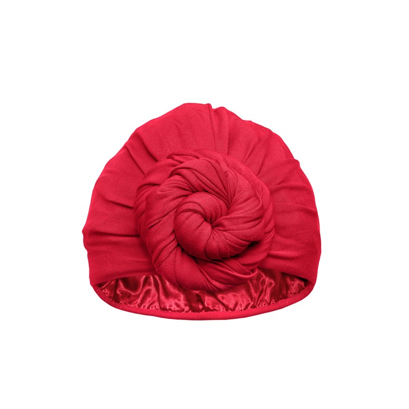 Gorra de calavera preatada con forro de satén de seda