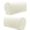 LERTREE 1 Pair Sofa Arm Slipcovers Elastic Sofa Armrest Protectors