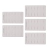 5Pcs Double Sided Microblading Practice Skin Soft Silicone Eyebrow Tattoos