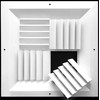 HVAC Premium 10'' w X 10'' h Extruded Aluminum Adjustable
