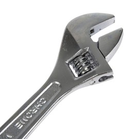 RHINO 150mm Long Adjustable Wrench with Wide Opening - Made of Steel (Chrome Vanadium)