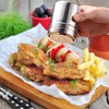 VALICLUD 2pcs Stainless Steel Shaker with Handle Seasoning Container for