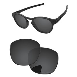 PapaViva Replacement Lenses for Oakley Latch OO9265 53mm Sunglass Solid Black Polarized