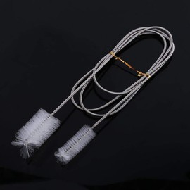 Cepillo de Filtro de Acuario, Cepillo de tubería, Limpiador de Manguera de Tubo Doble Flexible Cepillo de Limpieza de Tubo para pecera para Acuario(Transparent Color)