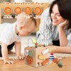 CLIUNT Montessori Motor Skills Cube, 6-in-1 Activity Cube, Baby Toy,