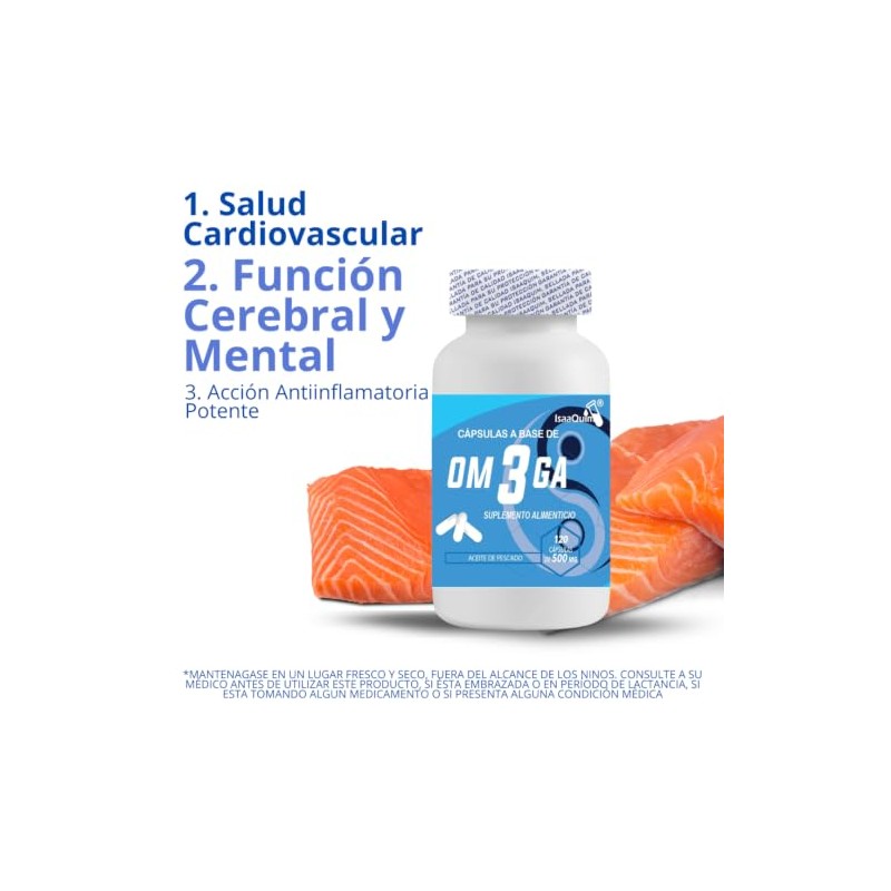 Omega 3 (aceite de pescado en polvo) con Vitamina E