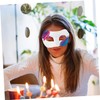 SUPVOX 10Pcs Blank DIY Paper Masks for Masquerade Carnival Birthday