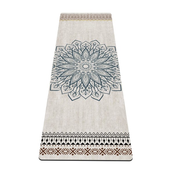 nuveti Yoga Mat Print Extra Thick TPE Non Slip Fitness