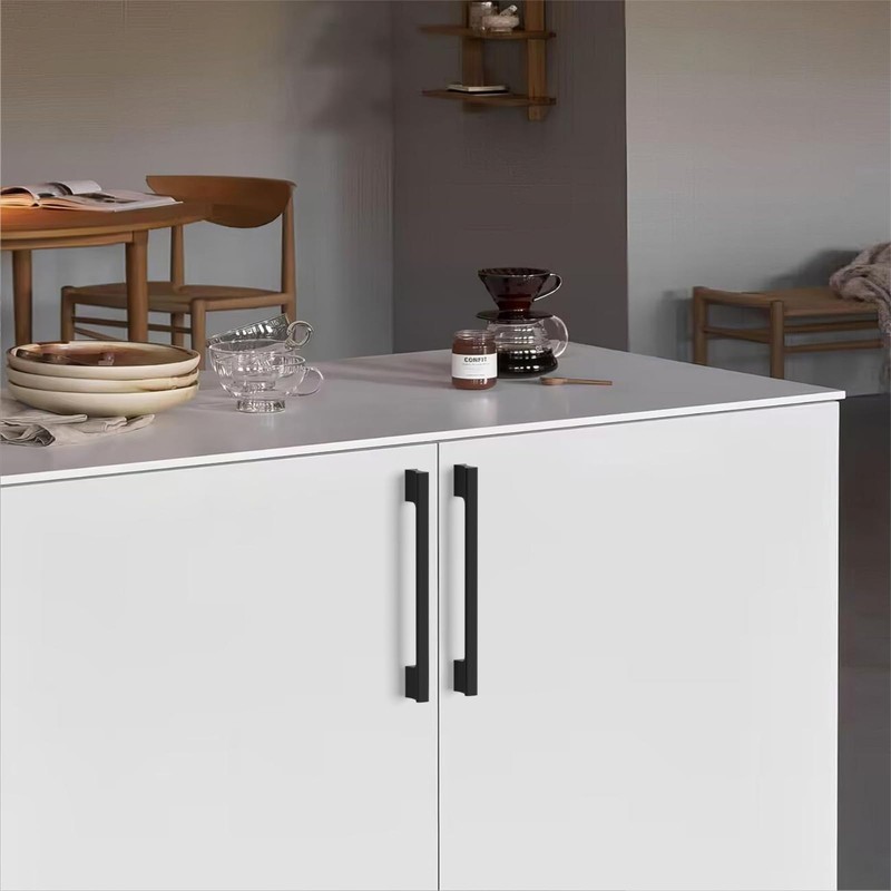 KNOKLOCK 10 Pack 10 Inch(254mm) Kitchen Cabinet Handles Matte Black