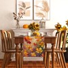 Maple Leaves Fall Table Runner,Autumn Thanksgiving Harvest Festival Farmhouse Decorations