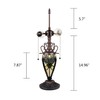 Radiance Goods Victorian-Style Antique Dark Bronze 3 Light Double Lit