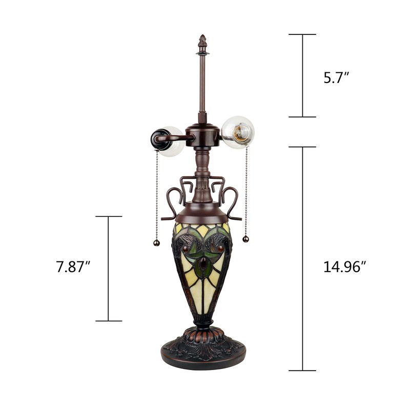 Radiance Goods Victorian-Style Antique Dark Bronze 3 Light Double Lit