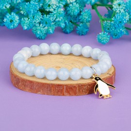 PARTNER Penguin Gift Penguin Lover Gifts Penguin Friendship Bracelet Penguin Spirit Animal Gift Penguin Teamwork Gifts Inspiration Gift for Friend, one size fit all, Stone, na unknow