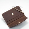 BAWAKO Leather Card Case, Wallet RFID Protection, Key Ring, Portable