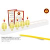 Ner Mitzvah Pre - Filled Menorah Oil Cup Candles, Hanukkah