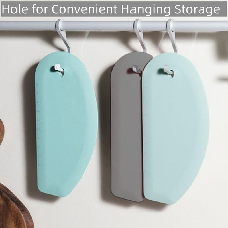 AMIQIWEI 2-Pack Silicone Dough Scraper Flexible Bench Scraper for Sourdough