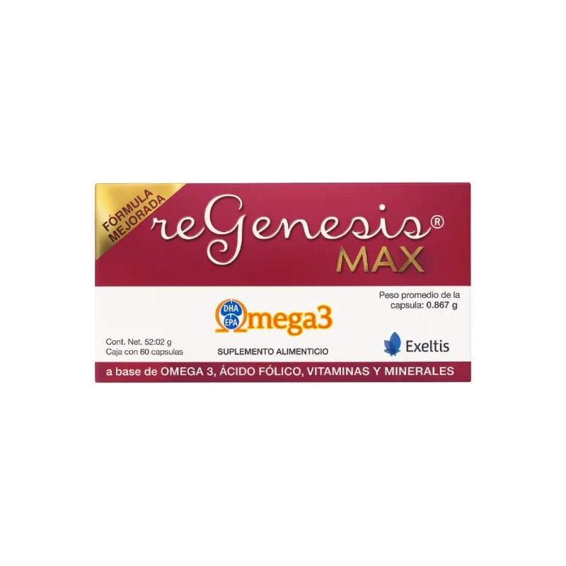 Suplemento En Cápsula Exeltis Omega 3 De Regenesis Max X