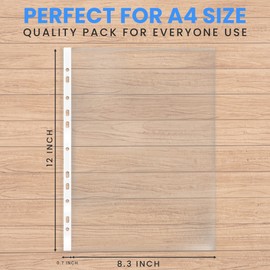 Punched Pockets A4 Pack of 200