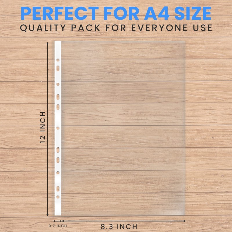 Punched Pockets A4 Pack of 200