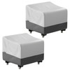 EVRBUL 2 PCS Single Patio Chair Covers Outdoor Single Sofa