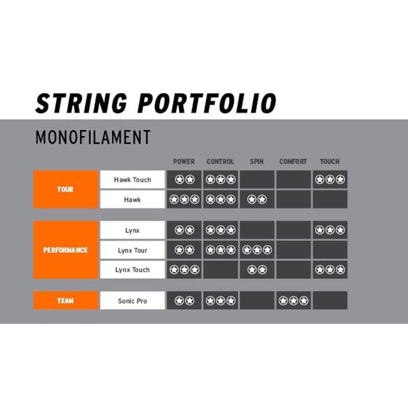 HEAD Lynx Tour Tennis Racket String 40' Set - 16