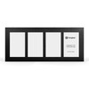 Hongkee 4x6 Oak Wood Picture Frame Collage, Real Glass and
