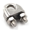 20PCS M5 Wire Rope Clip Cable Clamps 304 Stainless Steel