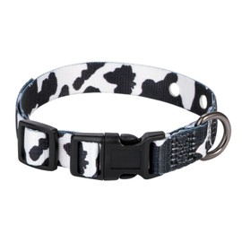 Rhea Rose 1 Inch Replacement Collar Strap Shock Collar with 2 Holes, Compatible with Nearly All Brands and Models of Underground Electric Dog Fences and Training Collars, Cow Print Pattern