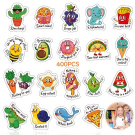 400PCS PUNNY Teacher Sticker,Positive Encouragement Stickers Home School Supplies, for Kids Classroom,Must Have Essentials for Teachers Elementary,Counselor & School Stickers