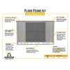 Arrow Sheds Floor Frame Kit for Arrow Elite Storage Sheds,