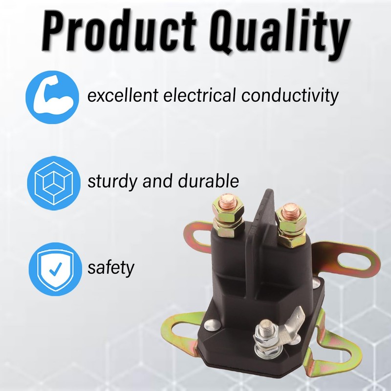 TXRXIZ 12V Starter Solenoid, Compatible with Husqvarna Bad Boy Zero