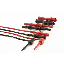 Extech TL809 Electronic Test Lead Kit, Black