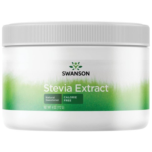 Swanson Stevia Extract Powder 4 Ounce (112 g) Pwdr