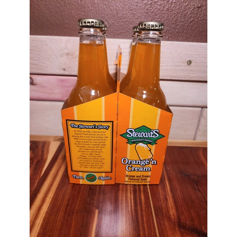 Stewart’s Stewart's Original Orange 'N Cream Soda 12 oz Bottle