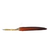 Feather Pen Exquisite Vintage Elegant Stainless Steel Smoothly Writing Wear