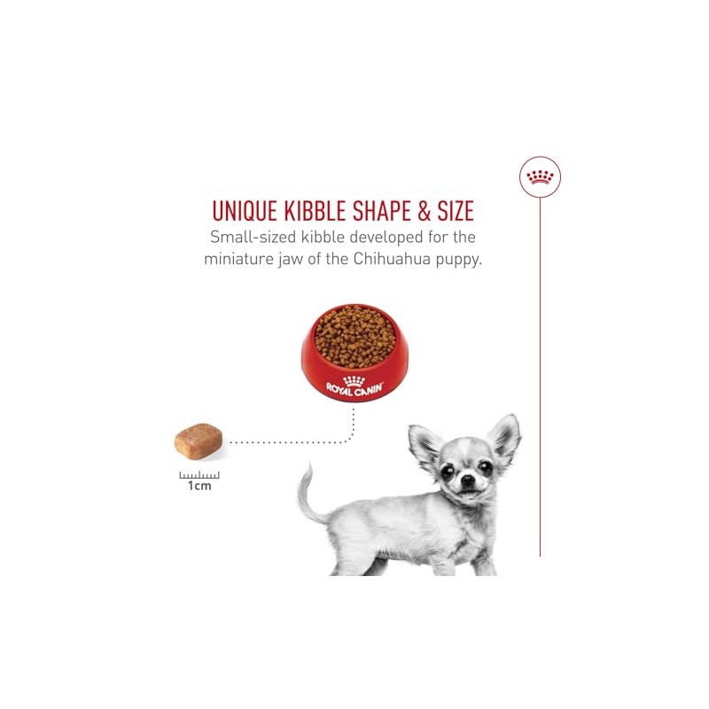 ROYAL CANIN, Puppy - Chihuahua, Croquetas para Perro, 1.1kg
