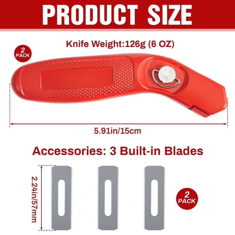 Lasnten Knife for Cutting Carpet Heavy Duty Carpet Knife with